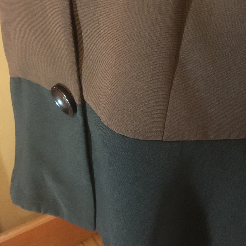 Kim Rogers Color Block Big Button Boxy Blazer - image 6
